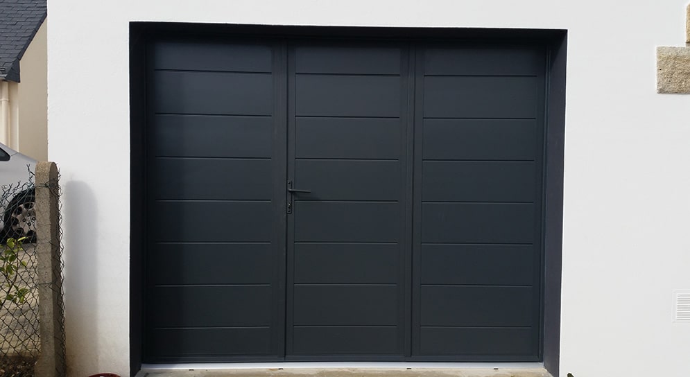 Porte-de-garage-battantes-pvc Portes de garage battantes PVC